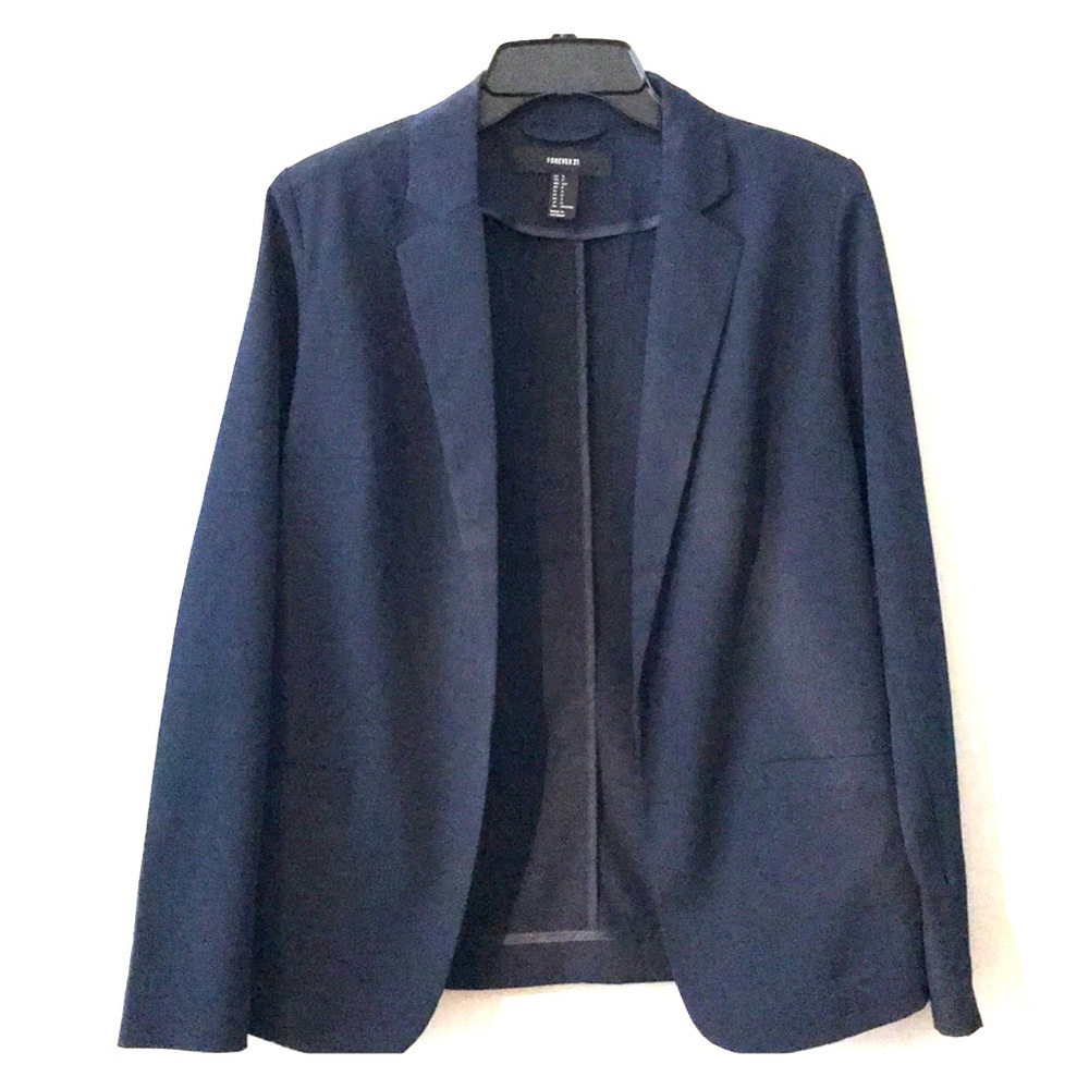 Navy Blue Blazer NWOT - Picture 1 of 4